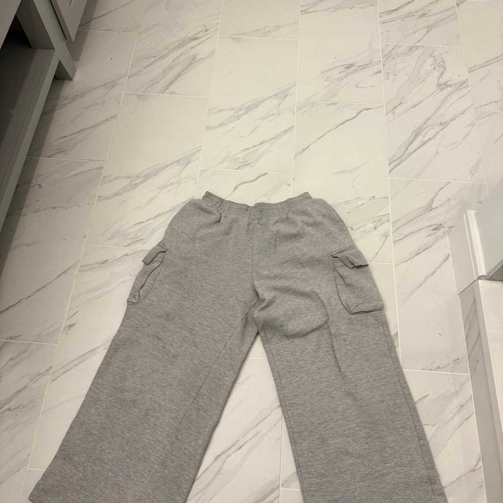 Zara Gray Sweatpants Relaxed Fit Joggers